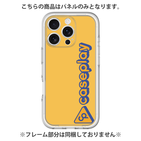 プレミアムパネル［ オリジナル - CASEPLAYロゴタイプ - オレンジ ］