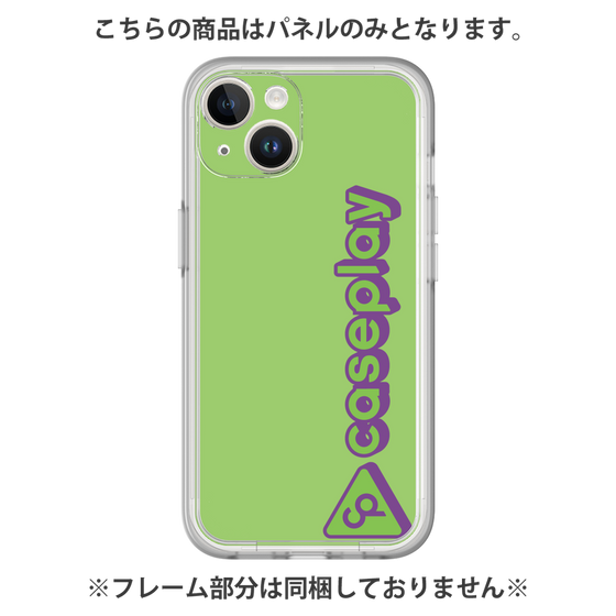 プレミアムパネル［ オリジナル - CASEPLAYロゴタイプ - グリーン ］