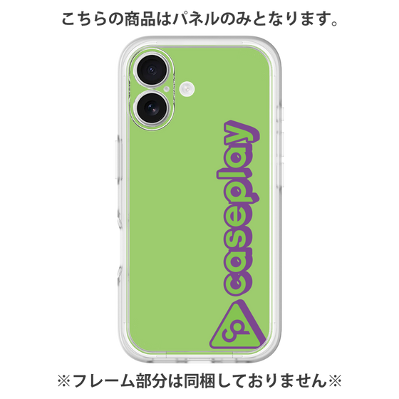 プレミアムパネル［ オリジナル - CASEPLAYロゴタイプ - グリーン ］