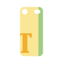 プレミアムパネル［ オリジナル - initial color line - T yellow ］