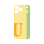プレミアムパネル［ オリジナル - initial color line - U yellow ］
