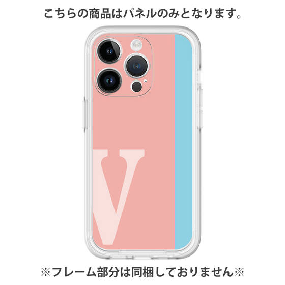 プレミアムパネル［ オリジナル - initial color line - V pink ］