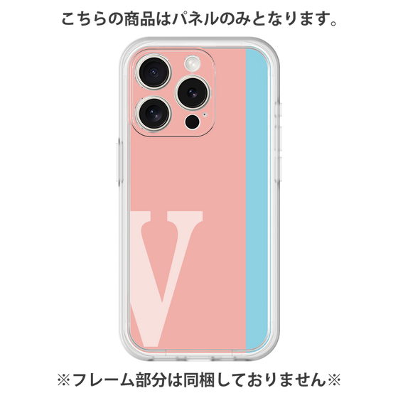 プレミアムパネル［ オリジナル - initial color line - V pink ］