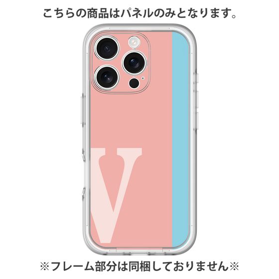 プレミアムパネル［ オリジナル - initial color line - V pink ］