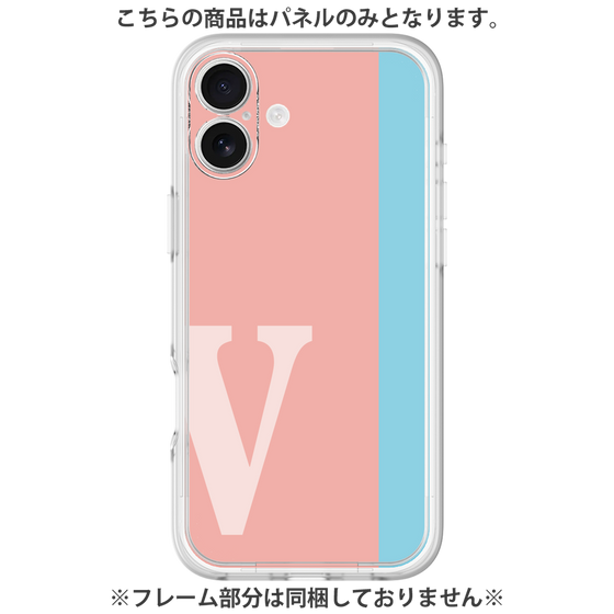 プレミアムパネル［ オリジナル - initial color line - V pink ］