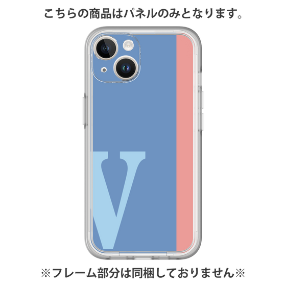 プレミアムパネル［ オリジナル - initial color line - V blue ］