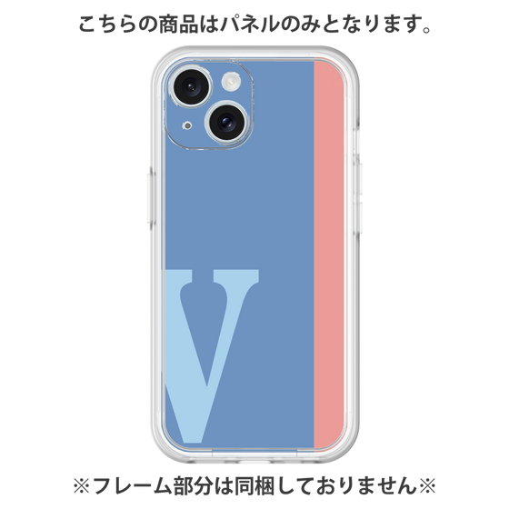 プレミアムパネル［ オリジナル - initial color line - V blue ］