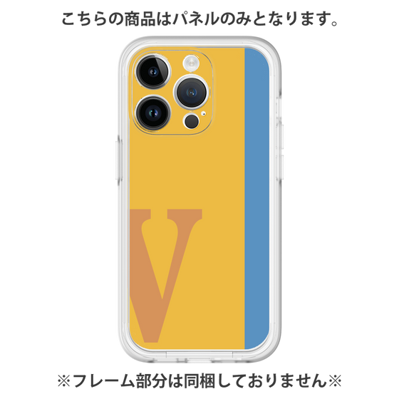 プレミアムパネル［ オリジナル - initial color line - V orange ］