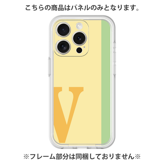 プレミアムパネル［ オリジナル - initial color line - V yellow ］