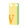 プレミアムパネル［ オリジナル - initial color line - V yellow ］