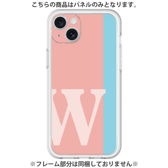 プレミアムパネル［ オリジナル - initial color line - W pink ］
