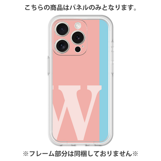 プレミアムパネル［ オリジナル - initial color line - W pink ］