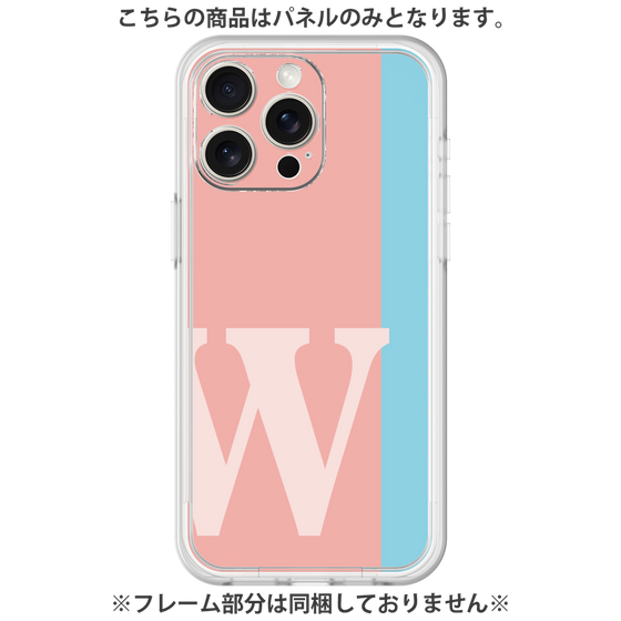 プレミアムパネル［ オリジナル - initial color line - W pink ］