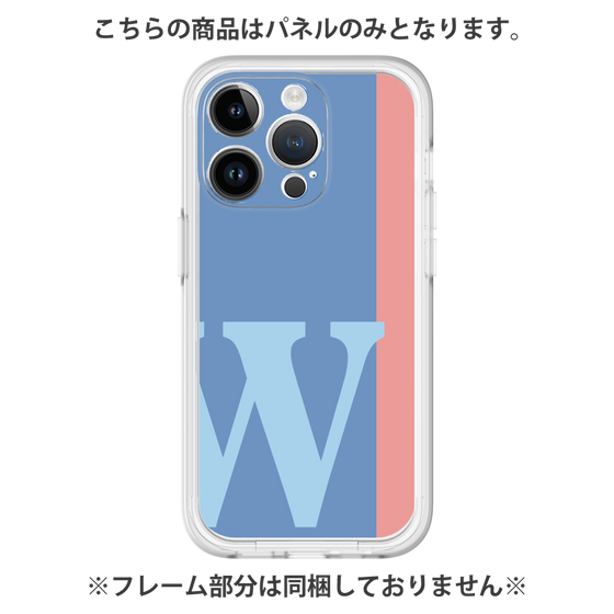 プレミアムパネル［ オリジナル - initial color line - W blue ］