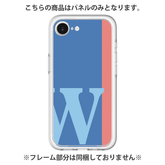 プレミアムパネル［ オリジナル - initial color line - W blue ］