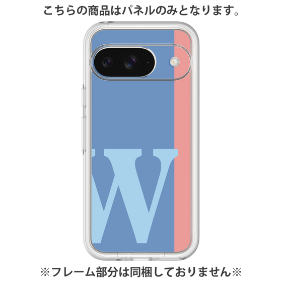 プレミアムパネル［ オリジナル - initial color line - W blue ］