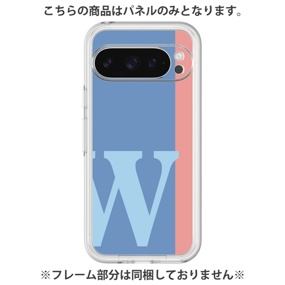 プレミアムパネル［ オリジナル - initial color line - W blue ］