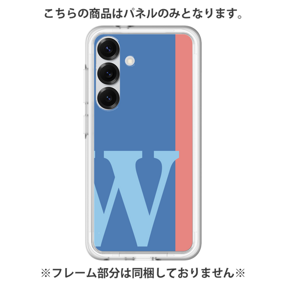 プレミアムパネル［ オリジナル - initial color line - W blue ］
