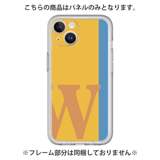 プレミアムパネル［ オリジナル - initial color line - W orange ］