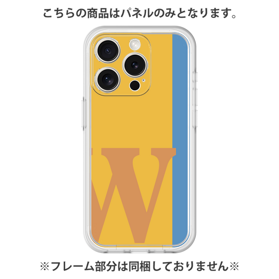 プレミアムパネル［ オリジナル - initial color line - W orange ］