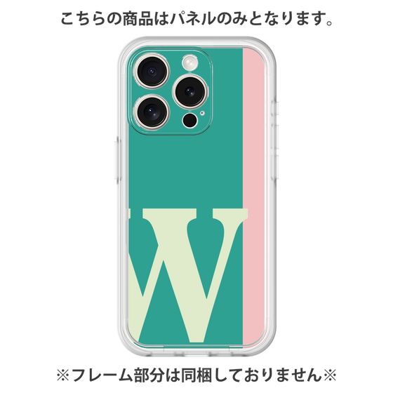 プレミアムパネル［ オリジナル - initial color line - W green ］