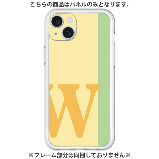 プレミアムパネル［ オリジナル - initial color line - W yellow ］
