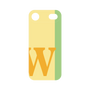 プレミアムパネル［ オリジナル - initial color line - W yellow ］