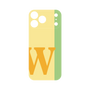 プレミアムパネル［ オリジナル - initial color line - W yellow ］