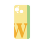 プレミアムパネル［ オリジナル - initial color line - W yellow ］