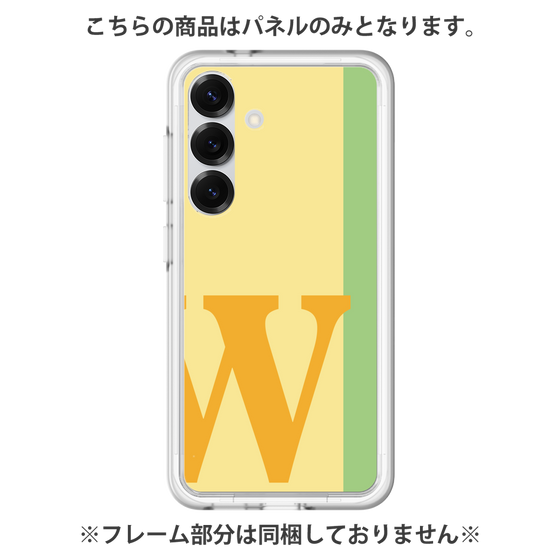 プレミアムパネル［ オリジナル - initial color line - W yellow ］