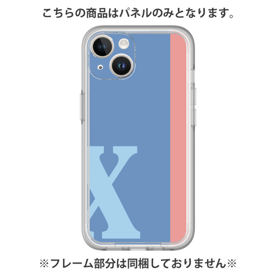 プレミアムパネル［ オリジナル - initial color line - X blue ］