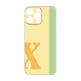プレミアムパネル［ オリジナル - initial color line - X yellow ］