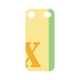 プレミアムパネル［ オリジナル - initial color line - X yellow ］