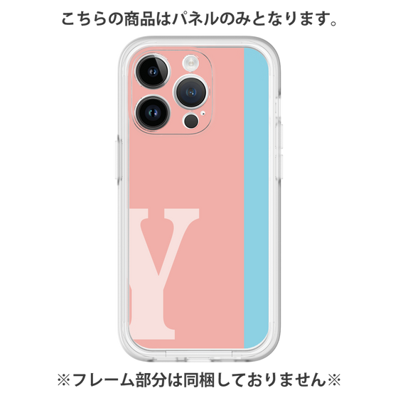 プレミアムパネル［ オリジナル - initial color line - Y pink ］