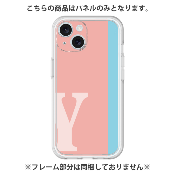 プレミアムパネル［ オリジナル - initial color line - Y pink ］