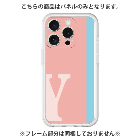 プレミアムパネル［ オリジナル - initial color line - Y pink ］