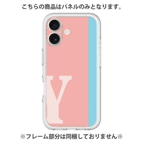 プレミアムパネル［ オリジナル - initial color line - Y pink ］