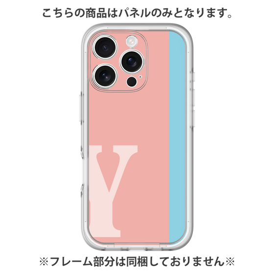 プレミアムパネル［ オリジナル - initial color line - Y pink ］