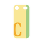 プレミアムパネル［ オリジナル - initial color line - C yellow ］
