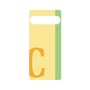 プレミアムパネル［ オリジナル - initial color line - C yellow ］