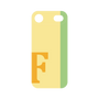 プレミアムパネル［ オリジナル - initial color line - F yellow ］