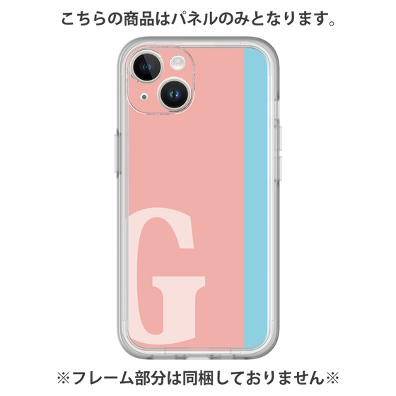プレミアムパネル［ オリジナル - initial color line - G pink ］
