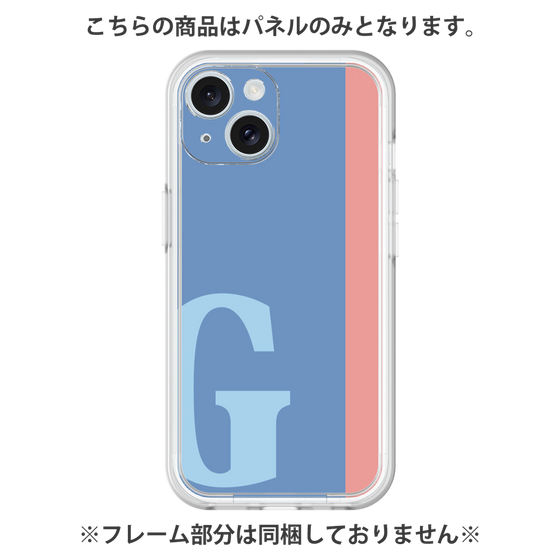 プレミアムパネル［ オリジナル - initial color line - G blue ］