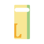 プレミアムパネル［ オリジナル - initial color line - L yellow ］