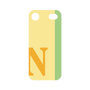 プレミアムパネル［ オリジナル - initial color line - N yellow ］
