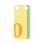 プレミアムパネル［ オリジナル - initial color line - O yellow ］