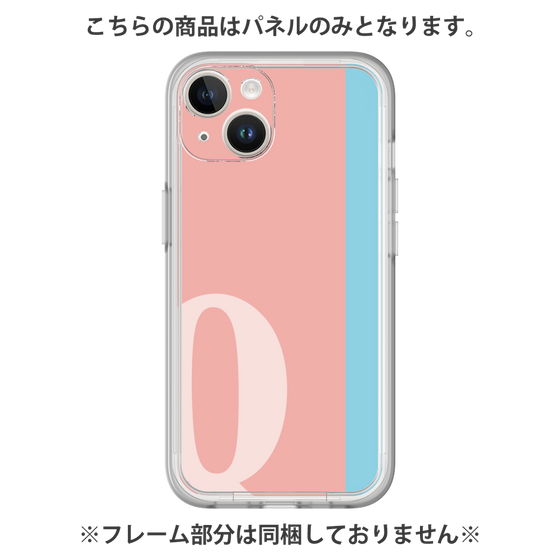 プレミアムパネル［ オリジナル - initial color line - Q pink ］