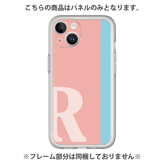 プレミアムパネル［ オリジナル - initial color line - R pink ］