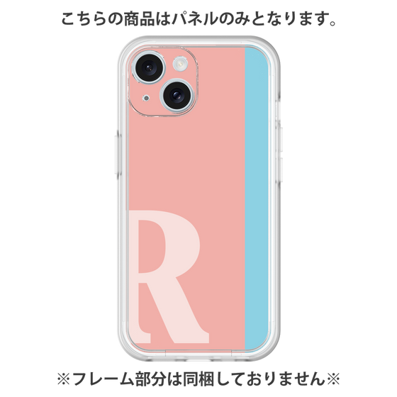 プレミアムパネル［ オリジナル - initial color line - R pink ］