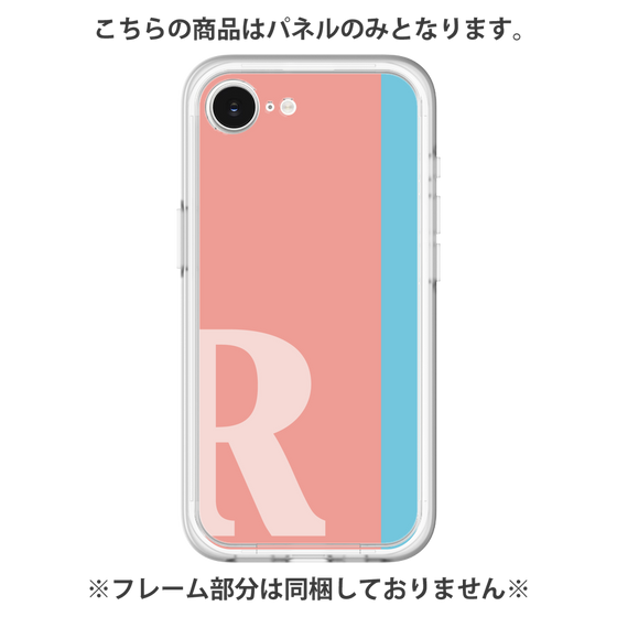 プレミアムパネル［ オリジナル - initial color line - R pink ］